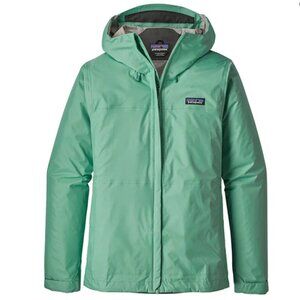 Patagonia Torrentshell Rain Jacket in Vjosa Blue-Green XS